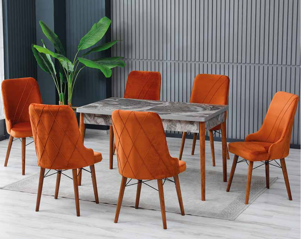 Sahra Wood uygun mutfak masa takımı